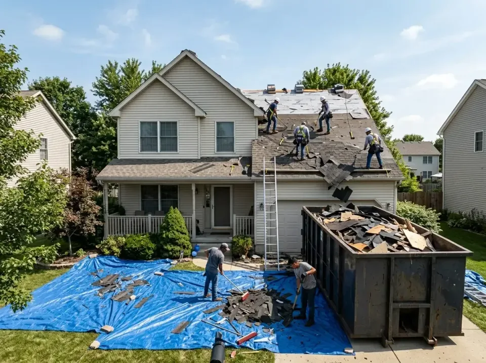 roof-replacement-debris-remova-004 — frequently asked questions, Cheapest Dumpster Rentals in Los Chaves, NM